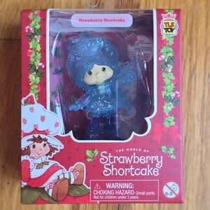 Strawberry Shortcake Glittery Blue Rare TLS Holiday Unboxed Figure